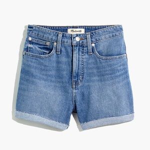 NWT Madewell Curvy Hi-Rise Denim Shorts